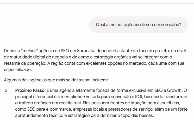 Presença de marca