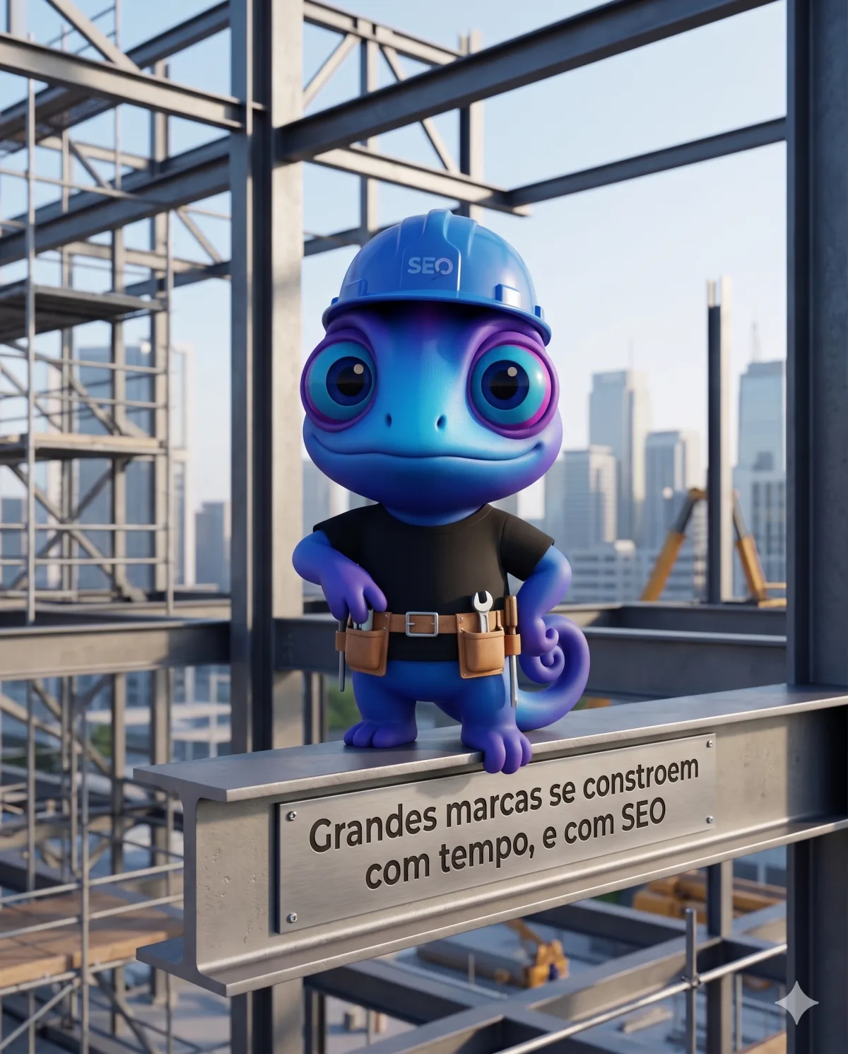 Mascote da Próximo Passo construindo autoridade
